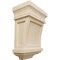 Ekena Millwork 5"W x 3"D x 7"H Santa Fe Corbel, Rubberwood COR05X03X07SFRW - alternate 1